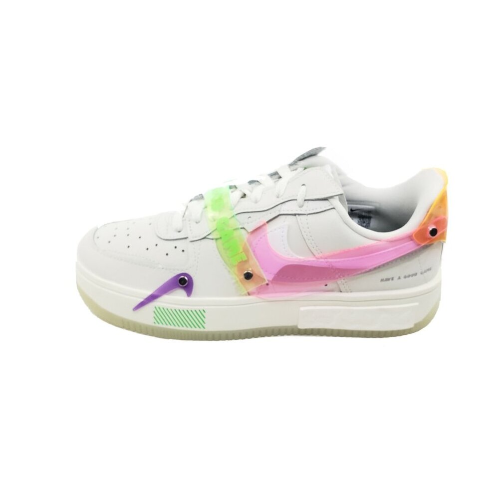 Nike Air Force 1 Fontanka Have A Good Game Women Sneaker White Multicolor Size 9